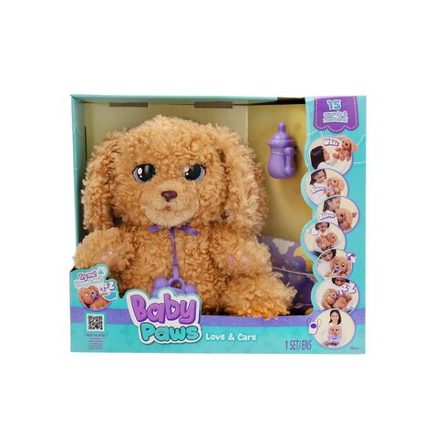 Baby Paws Labradoodle Interactieve Knuffel + Geluid