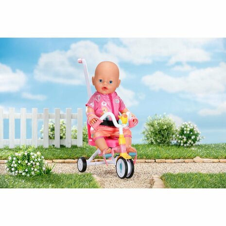 Baby Born Fiets Outfit 43 cm Roze/Oranje