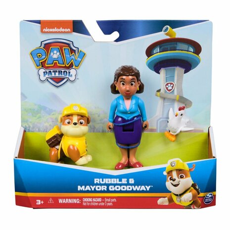 Paw Patrol Hero Pups Rubble + Burgemeester Goodway