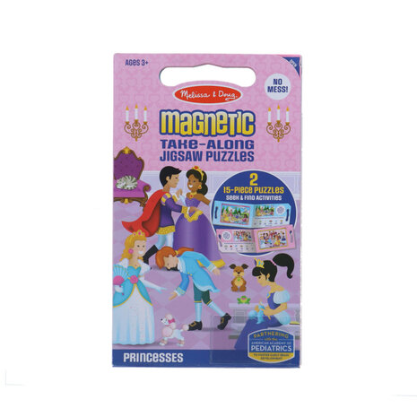 Melissa & Doug Magneetpuzzel Princess 2x 15 Stukjes