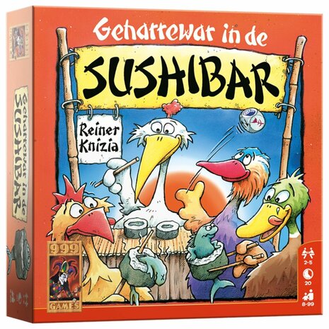 999 Games Geharrewar in de Sushibar