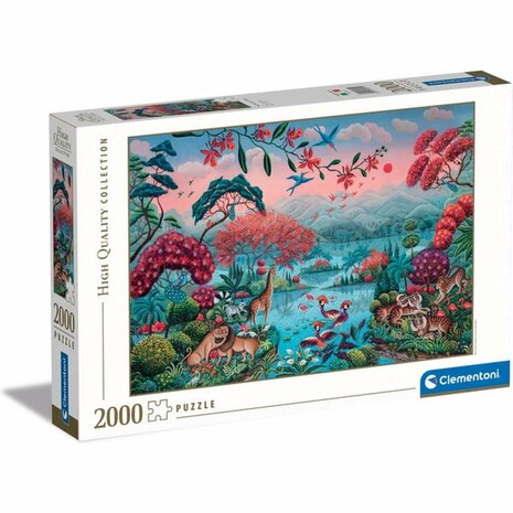 Clementoni High Quality Collection Puzzel Vredig Oerwoud 2000 Stukjes