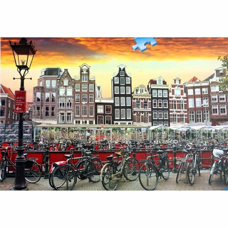 Ravensburger Puzzel Amsterdam Fietsenstalling 1000 Stukjes