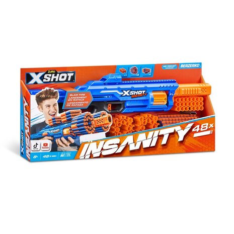 Zuru X-Shot Insanity Berzerko Blaster + 48 Darts