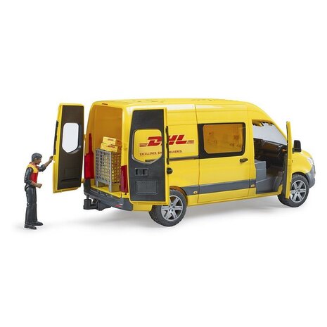 Bruder 02671 DHL MB Sprinter + Bestuurder en Assecoires