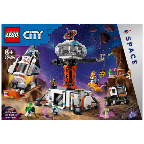 Lego City 60434 Space Ruimtebasis en Raketlanceringsplatform