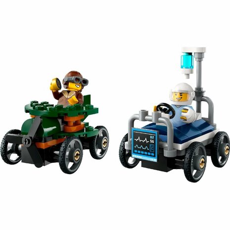 Lego City 60459 Vliegtuig vs Ziekenhuisbed