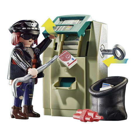 Playmobil 70572 City Action Politiemotor Achtervolging van de Geldrover