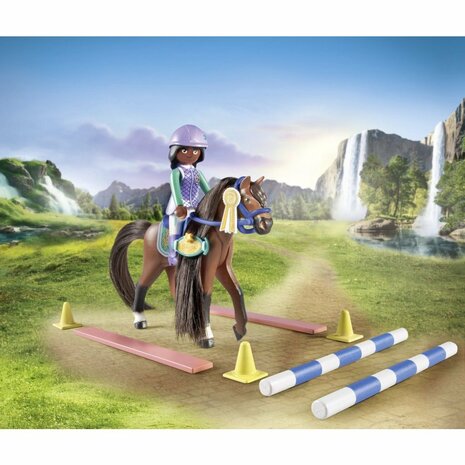 Playmobil 71355 Horses of Waterfall Speelset Zoe en Blaze