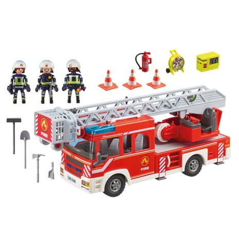 Playmobil 9463 Brandweerauto Set met Licht en Geluid