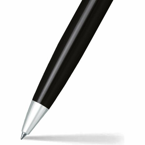 Sheaffer SF-E2931451 Balpen 300 Black Barrel Chrome Cap Chrome Plated