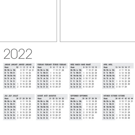 Sigel SI-HO550 Muurkalender 595x410mm Maandplanner