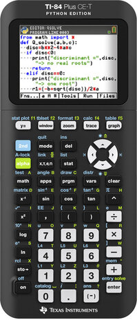 Texas Instruments TI-84PLCEPYT-C Graphing Calculator 84PLCET PY Python Edition