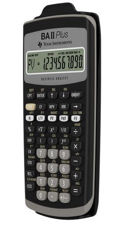 Texas Instruments TI-BAII+ Calculator Financieel TI-BA II Plus