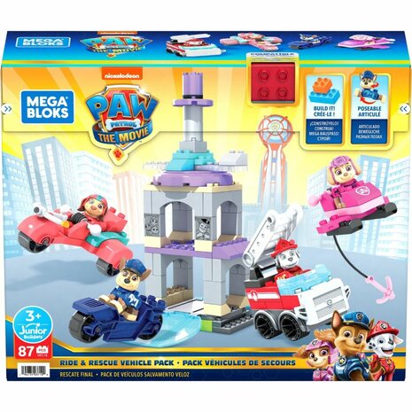 Mega Bloks Paw Patrol Ride and Rescue Vehicle Pack