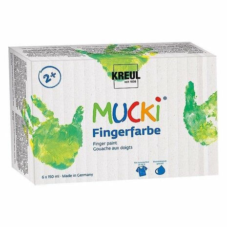 Kreul Mucki Vingerverf 6x150 ml