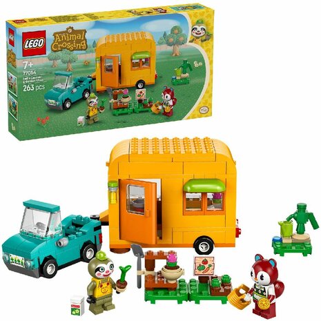 Lego Animal Crossing 77054 Leifs Caravan en Winkel