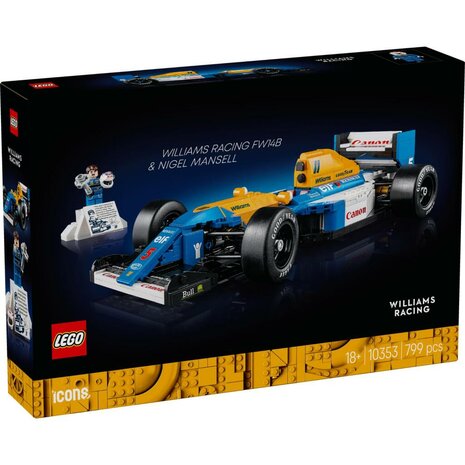 Lego Icons 10353 Williams Racing FW14B en Nigel Mansell