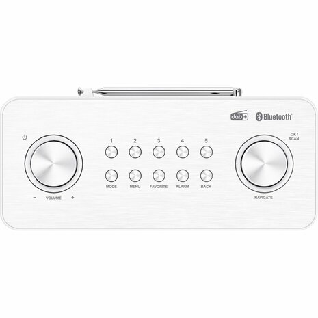 Kenwood CRST80DABW DAB+ Radio Wit