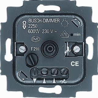 Busch Jaeger dimmer voor gloei-en inbouw 60-600W Euro-electronics.nl