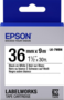 Epson LK-7WBN zwart op wit breedte 36 mm